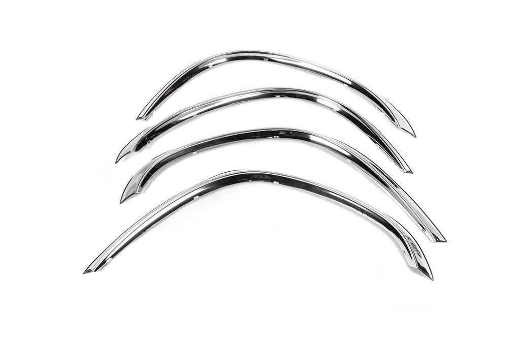Fender flares (4 pcs, stainless steel) for Ford Transit 1991-2000 - image 2
