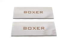 Interior door sill plates Carmos V1 (2 pcs, stainless steel) for Peugeot Boxer 2006-2025 - image 2