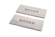 Interior door sill plates Carmos V1 (2 pcs, stainless steel) for Peugeot Boxer 2006-2025 - image 1