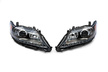 Front lights OEM V2 (2012-2015, 2 pcs) for Lexus ES 2012-2018 - Reelken Auto