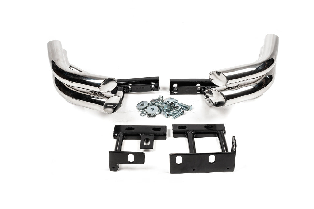 Rear double corner bars Libao (stainless steel) for Hyundai Santa Fe 2 2006-2012 - image 3