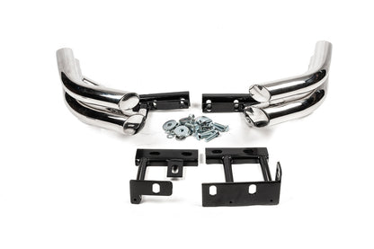 Rear double corner bars Libao (stainless steel) for Hyundai Santa Fe 2 2006-2012 - image 3