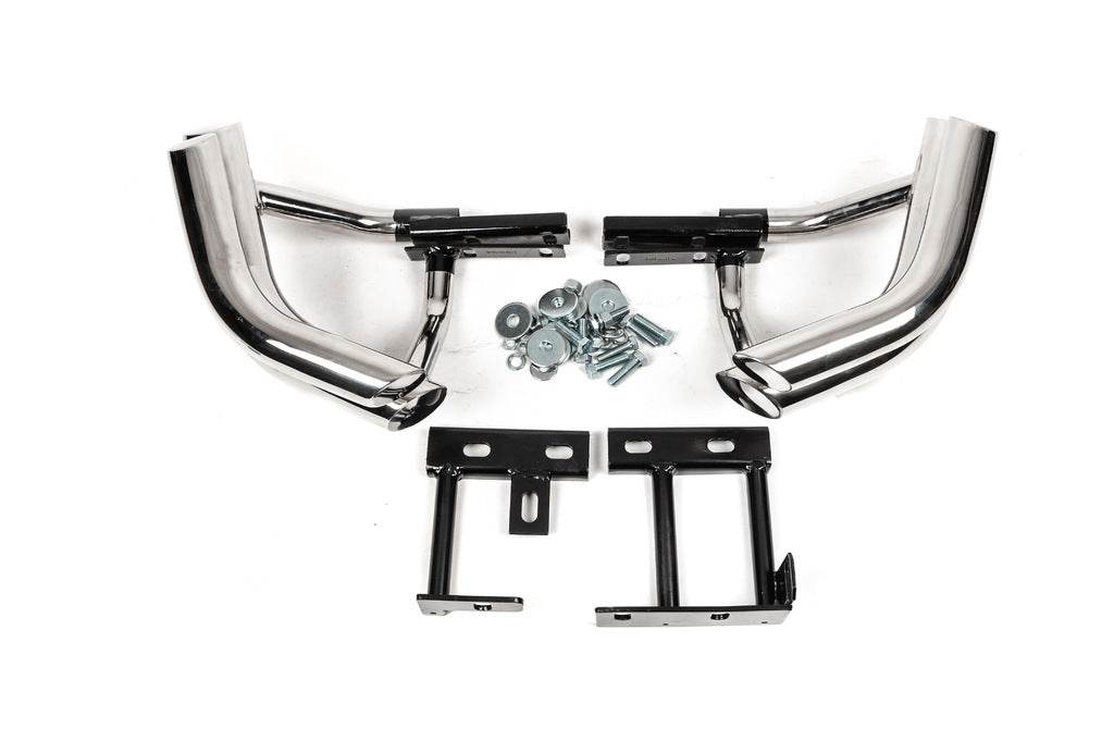 Rear double corners Libao (stainless) for Hyundai Santa Fe 2 2006-2012 - Reelken Auto