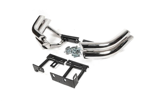 Rear double corners Libao (stainless) for Hyundai Santa Fe 2 2006-2012 - Reelken Auto