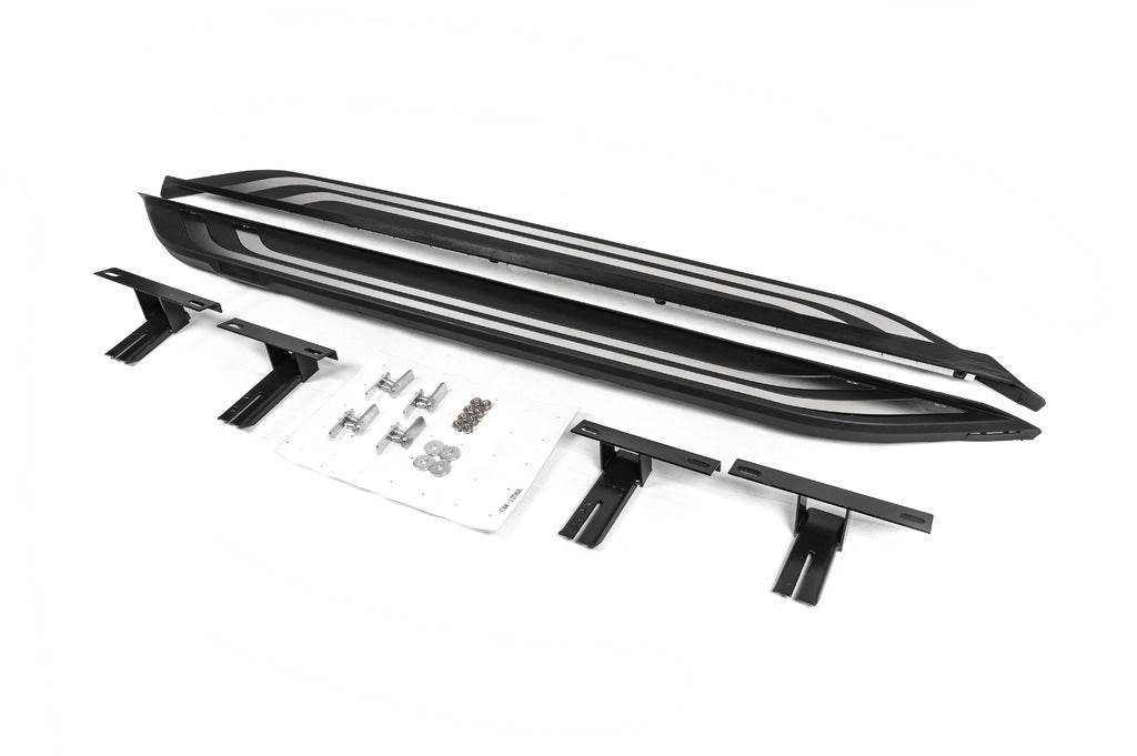 Side sills OEM V2B (2 pieces, aluminum) for Toyota Rav 4 2019- - Reelken Auto