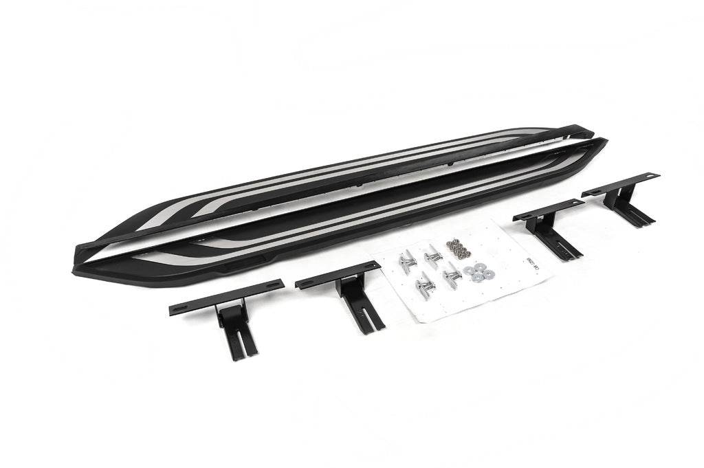 Side sills OEM V2B (2 pieces, aluminum) for Toyota Rav 4 2019- - Reelken Auto