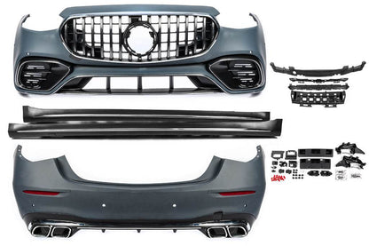 AMG S63 body kit with side skirts for Mercedes S-class W223 - Reelken Auto