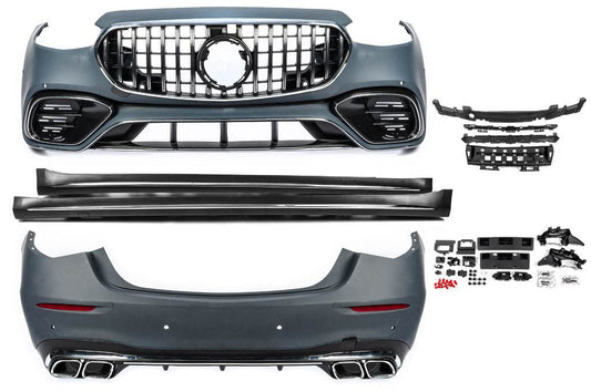 AMG S63 body kit with side skirts for Mercedes S-class W223 - Reelken Auto