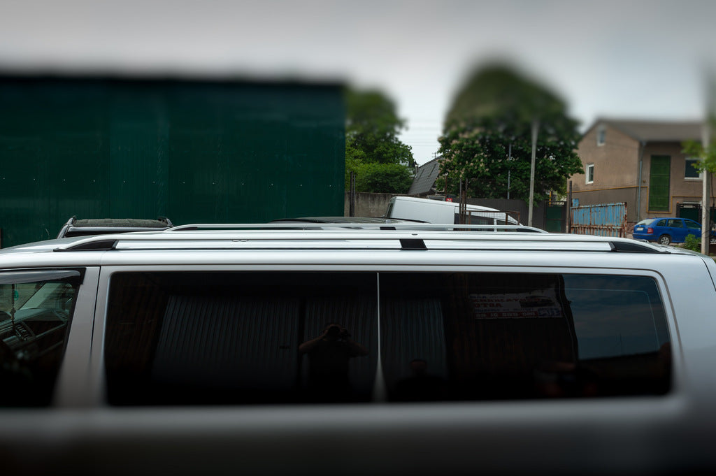 Roof rails CROWN (grey Mat) for Volkswagen T6 - image 2