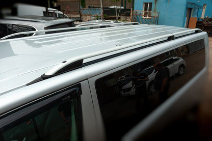 Roof Rails CROWN (matte grey) for Volkswagen T6 2015-2024 - image 1