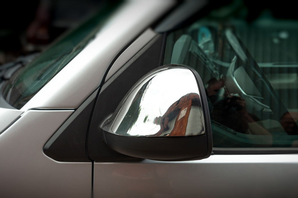 Mirror Covers (2 pcs, Stainless Steel) for Volkswagen T6 2015-2024 - image 5