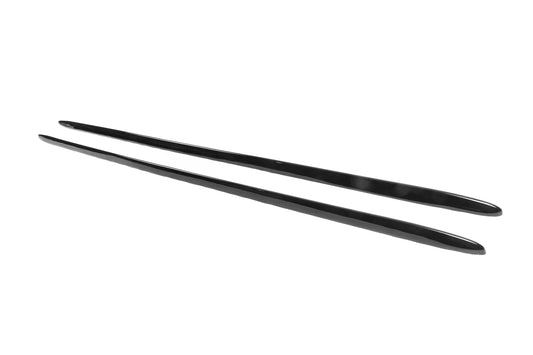 Side sills DPT V-2 (black gloss) for Audi A4 B8 2007-2015 - image 2