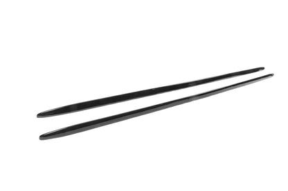 Side sills DPT V-2 (black gloss) for Audi A4 B8 2007-2015 - image 4