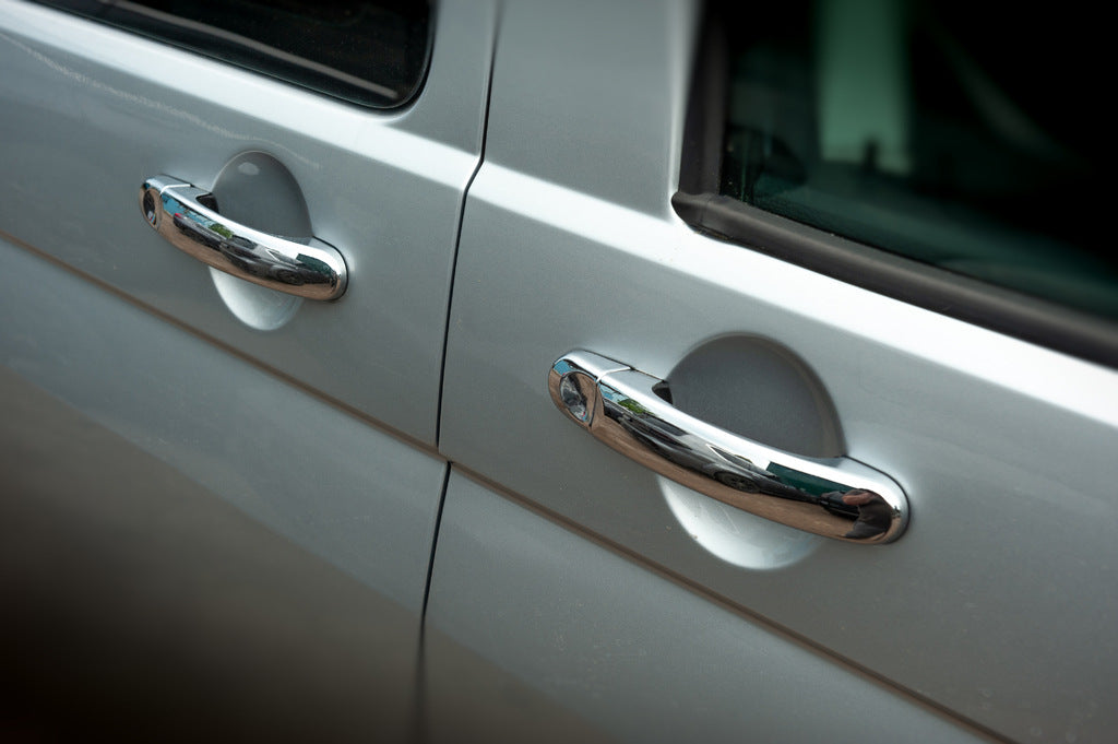 Pads on the handles (stainless steel) for Volkswagen T6 - image 1