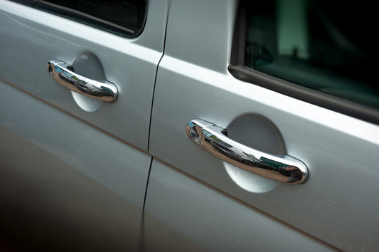 Pads on the handles (stainless steel) for Volkswagen T6 - image 1
