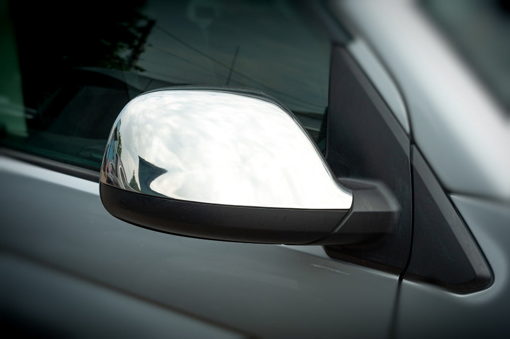 Mirror Covers (2 pcs, Stainless Steel) for Volkswagen T6 2015-2024 - image 3