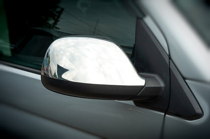 Mirror Covers (2 pcs, Stainless Steel) for Volkswagen T6 2015-2024 - image 3