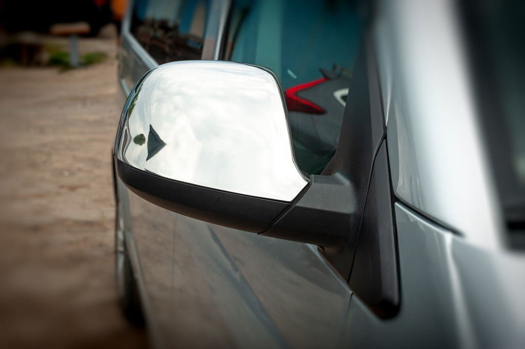 Mirror Covers (2 pcs, Stainless Steel) for Volkswagen T6 2015-2024 - image 5