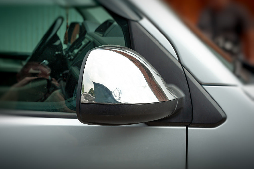 Mirror Covers (2 pcs, Stainless Steel) for Volkswagen T6 2015-2024 - image 6