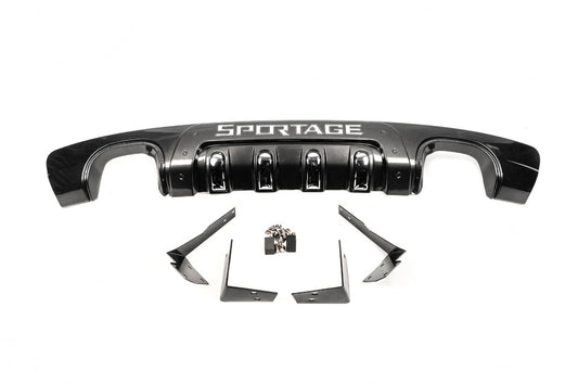 Rear bumper lip Libao (plastic) for Kia Sportage 2004-2010 - image 2