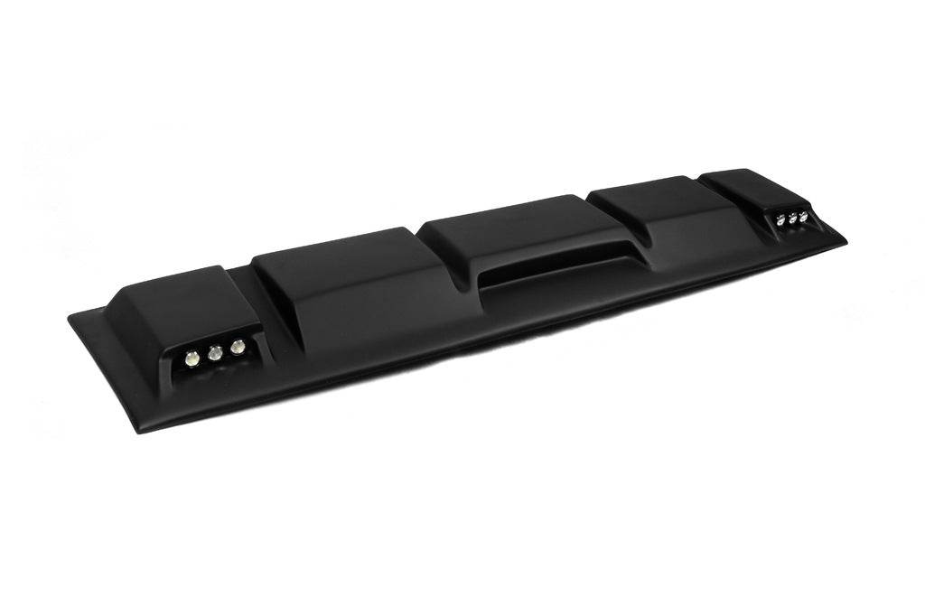 Windshield visor (Meliset LED V1) for Nissan Navara/NP300 2016- - Reelken Auto