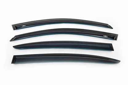 Window Deflectors (4 pcs, HIC) for Skoda Superb 2001-2009 - image 2