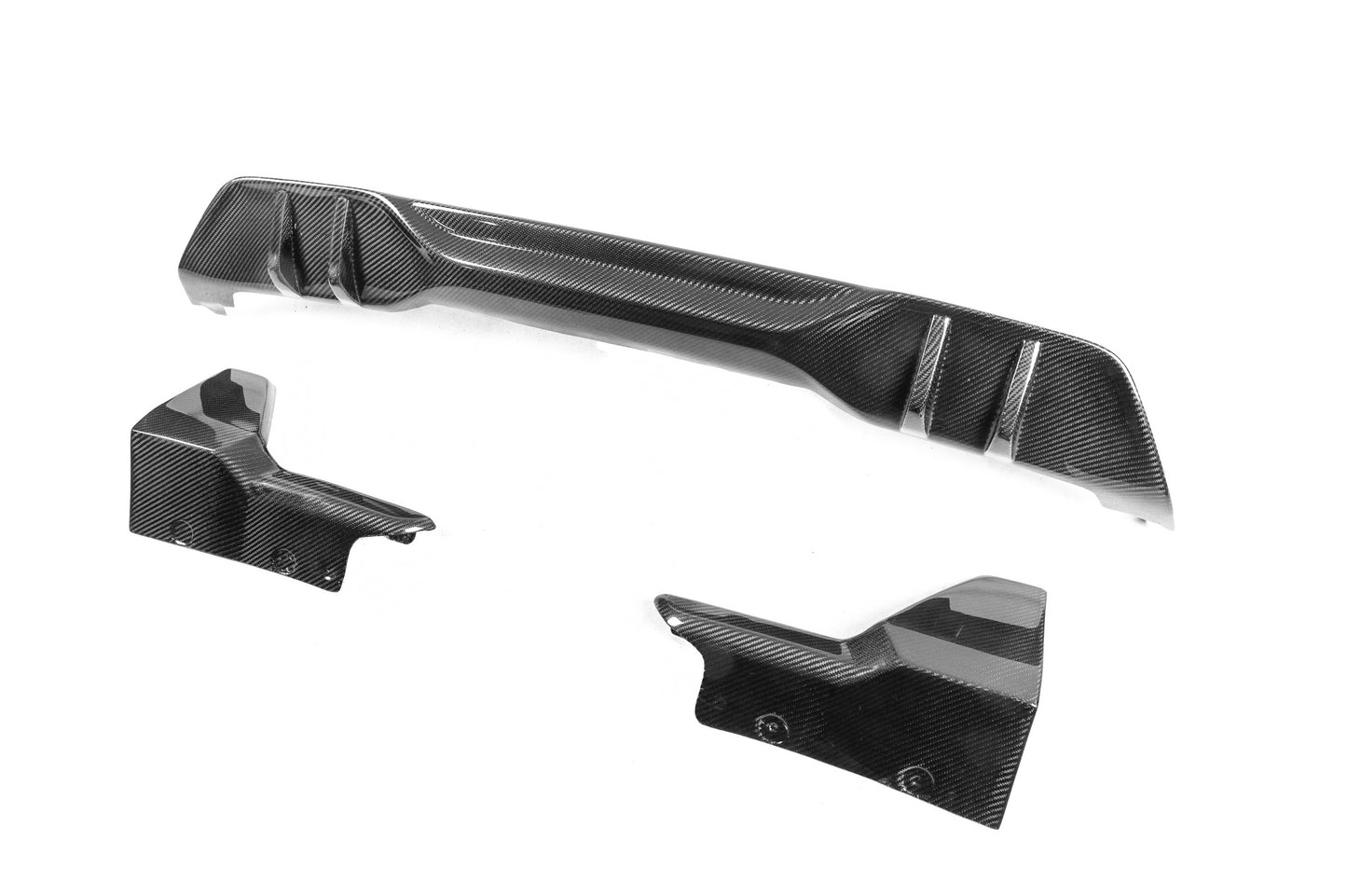 Paradigma rear bumper diffuser (for M-Sport, 2023+, natural carbon) for BMW X5 G05 2019- - image 3