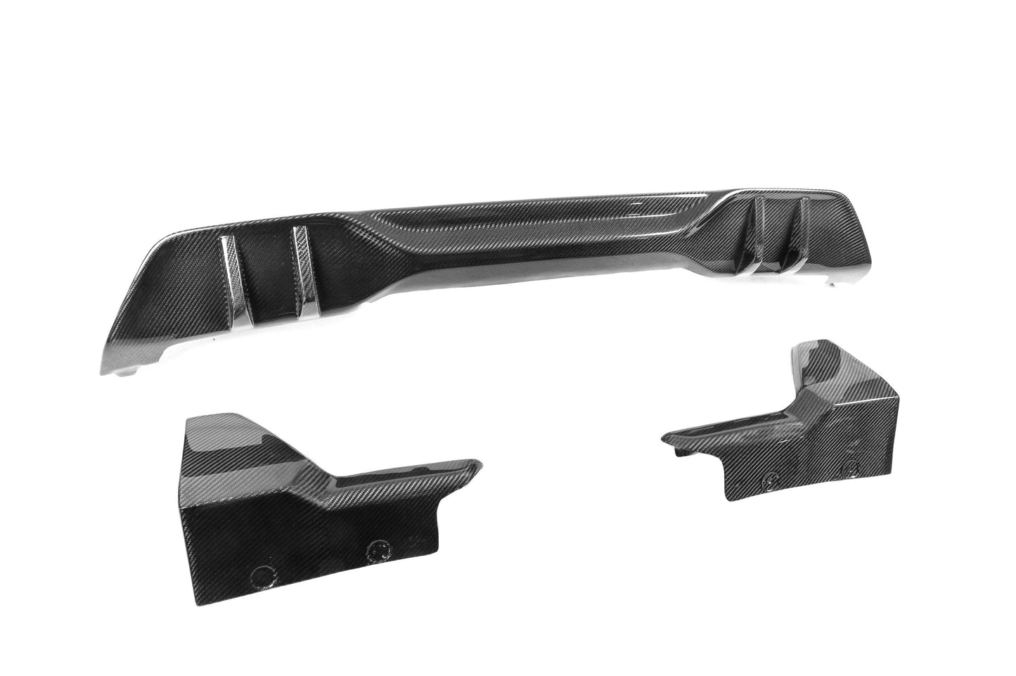 Paradigma rear bumper diffuser (for M-Sport, 2023+, natural carbon) for BMW X5 G05 2019- - image 4