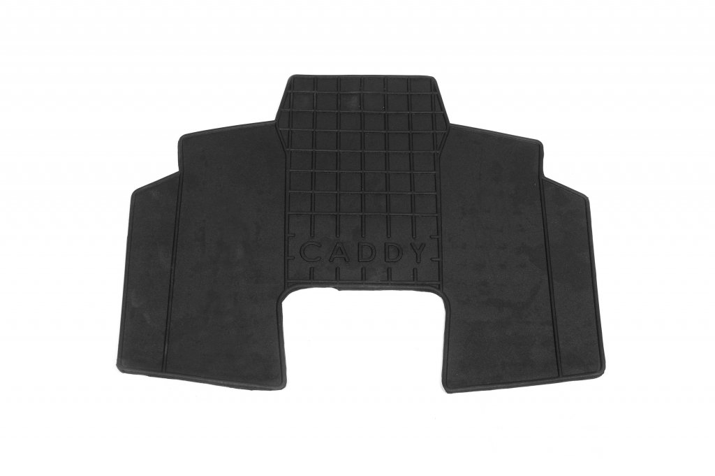 Rear Tunnel Rubber Mat (Polytep) for Volkswagen Caddy 2010-2015 - image 1