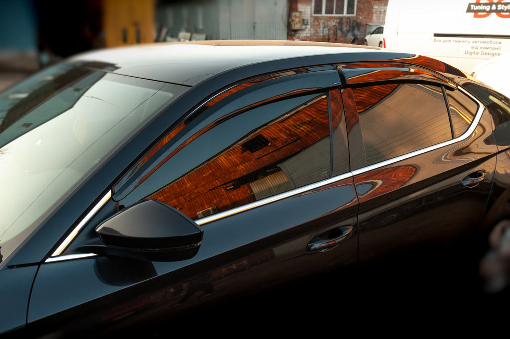 Window Deflectors SD (4 pcs, Sunplex Sport) for Skoda Superb 2015-2024 - image 5