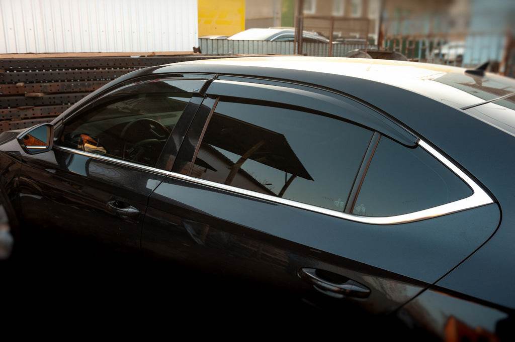 Visors SD (4 pcs, Sunplex Sport) for Skoda Superb 2015-2024 - Reelken Auto