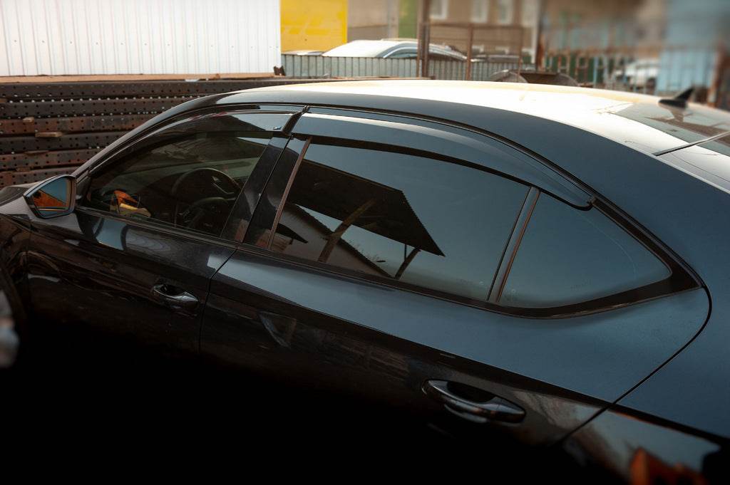 Visors SD (4 pcs, Sunplex Sport) for Skoda Superb 2015-2024 - Reelken Auto