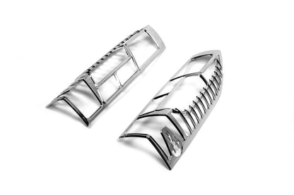 Chrome Tail Light Covers with Curve (2 pcs, Plastic) for Opel Movano 2021- - image 3