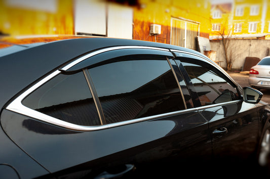 Window Deflectors with Chrome Trim SD (4 pcs, Niken) for Skoda Superb 2015-2024 - image 2