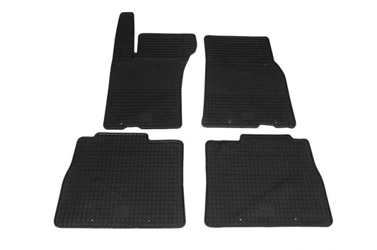 Rubber Floor Mats (4 pcs, Polytep) for Mercedes ML W163 1997-2005 - image 1