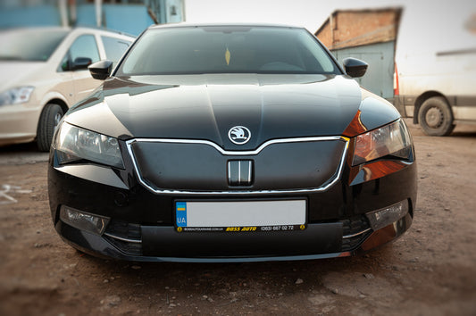 Winter cover on the grille (bottom) for Skoda Superb 2015-2024 - image 2