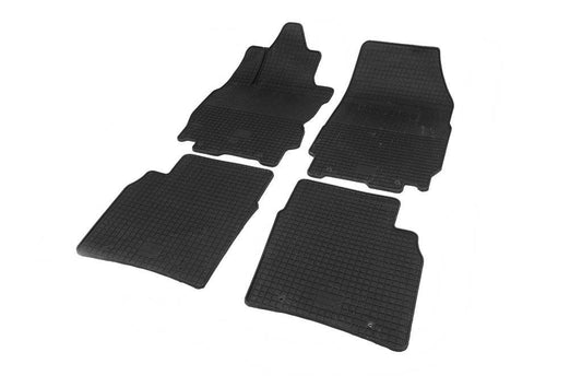 Rubber mats (4 pcs, Polytep) for Nissan Note 2004-2012 - Reelken Auto