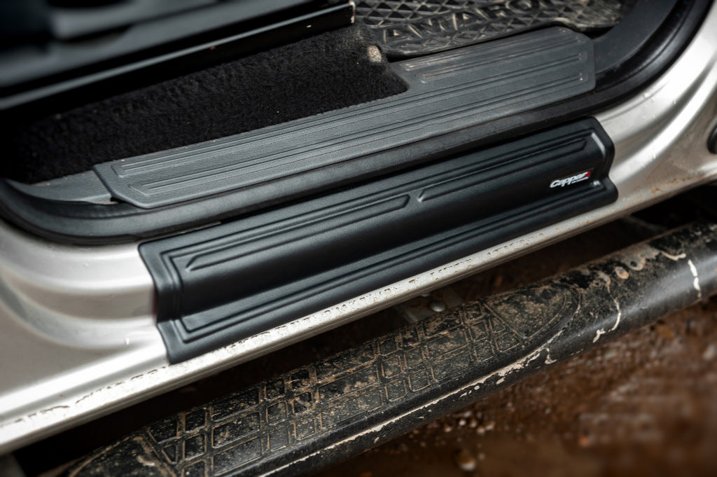 Door Sill Covers EuroCap (4 pcs, ABS) for Volkswagen Amarok 2010-2022 - image 1