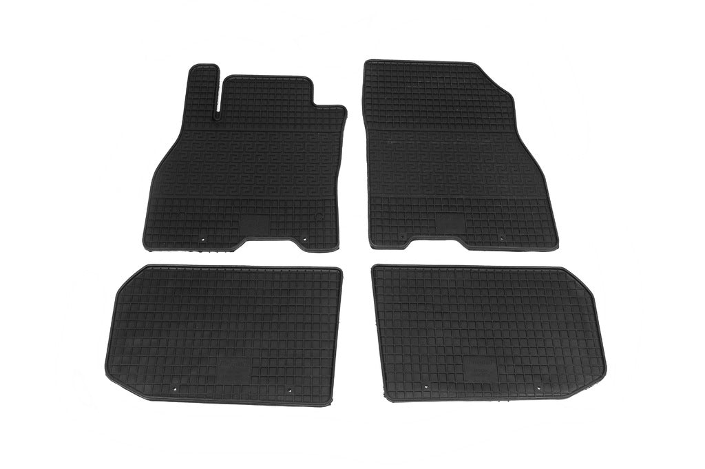 Rubber Floor Mats (4 pcs, Polytep) for Nissan Leaf 2010-2017 - image 1
