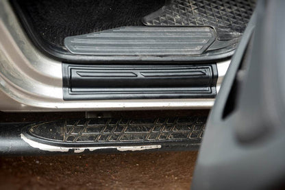 Door sills EuroCap (4 pcs, ABS) for Volkswagen Amarok 2010-2022 - Reelken Auto