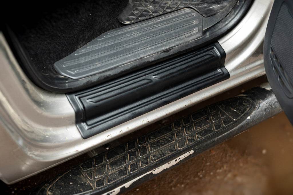 Door sills EuroCap (4 pcs, ABS) for Volkswagen Amarok 2010-2022 - Reelken Auto