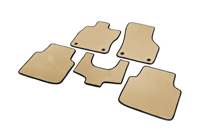 EVA Floor Mats (No Heel Pad, Beige) for Skoda Superb 2015-2024 - image 2