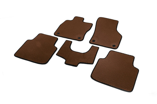 EVA Floor Mats (No Footrest, Brown) for Skoda Superb 2015-2024 - image 2