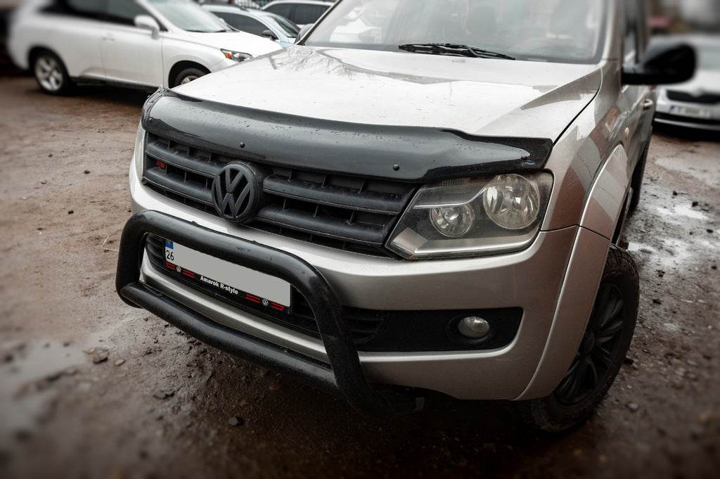 The hood deflector (EuroCap) for Volkswagen Amarok 2010-2022 - Reelken Auto