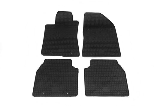 Rubber mats (4 pcs, Polytep) for Toyota Avensis 2003-2009 - Reelken Auto
