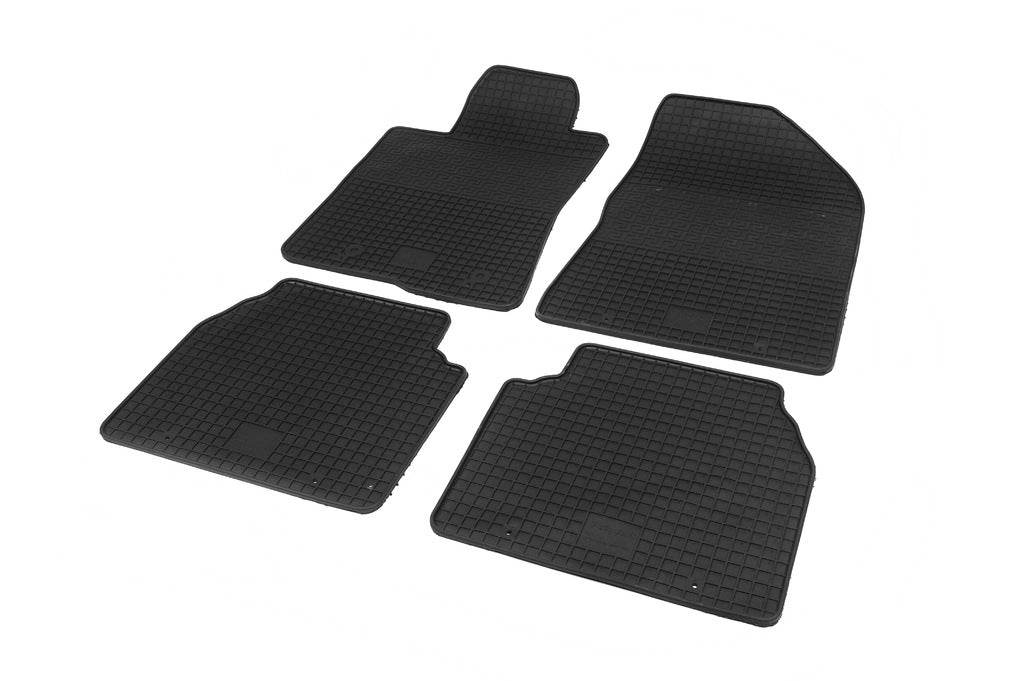 Rubber mats (4 pcs, Polytep) for Toyota Avensis 2003-2009 - Reelken Auto