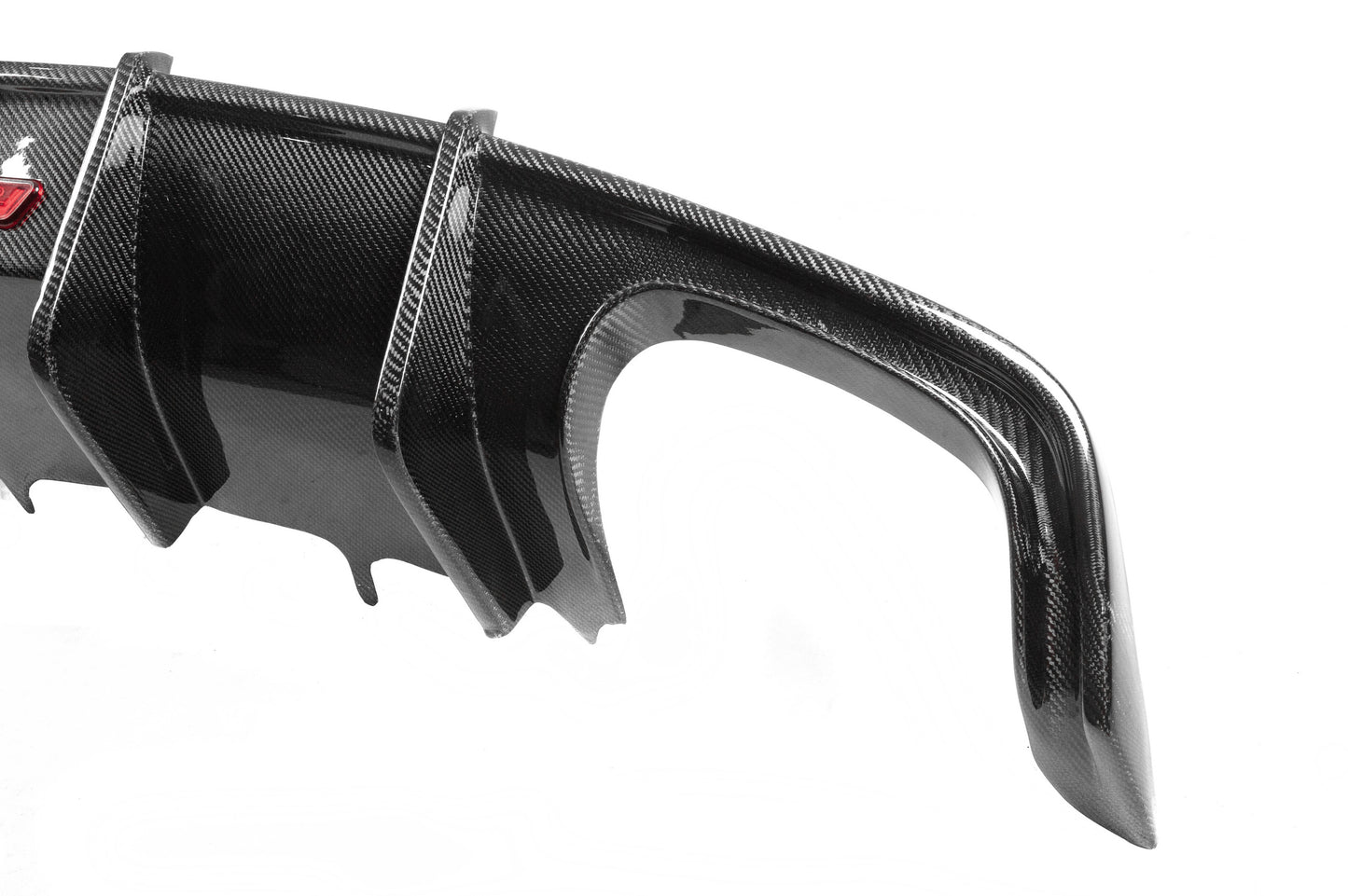 Rear bumper diffuser (for S-Line, 2014-2018, Carbon) for Audi A7 2010-2018 - image 6