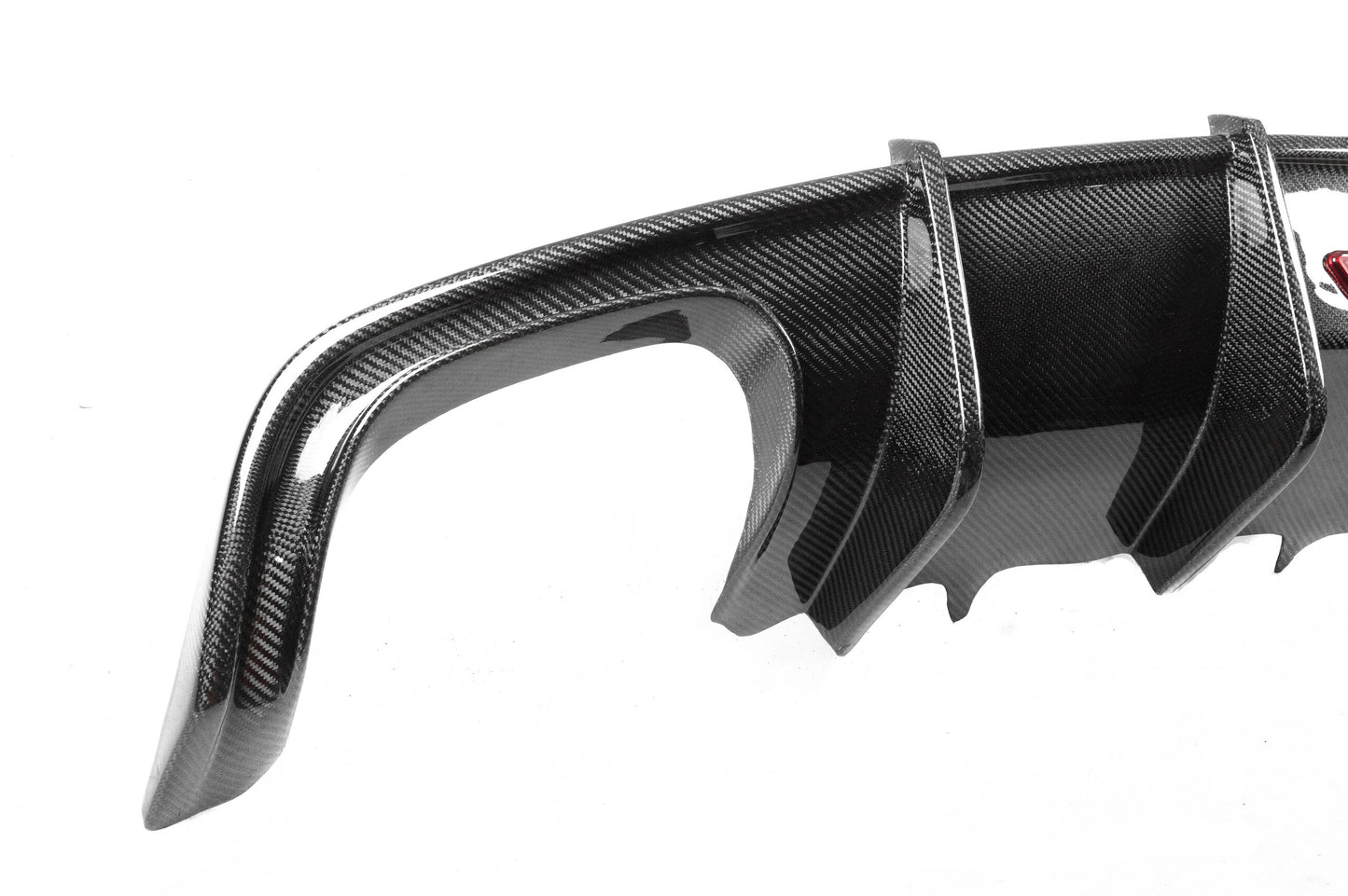 Rear bumper diffuser (for S-Line, 2014-2018, Carbon) for Audi A7 2010-2018 - image 7