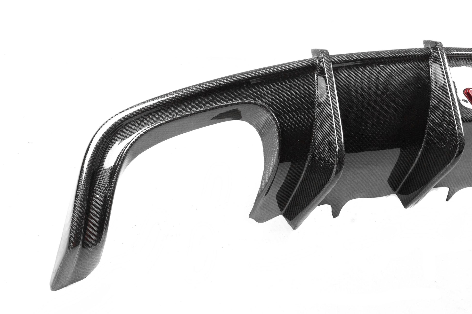 Rear bumper diffuser (for S-Line, 2014-2018, Carbon) for Audi A7 2010-2018 - image 7