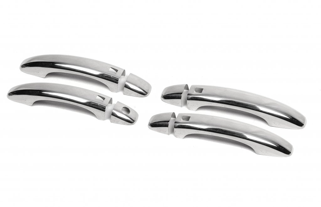 Chrome Door Handle Covers with Buttons (4 pcs, Stainless Steel) for Audi A5 2007-2015 - image 3